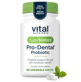 Hyperbiotics Pro Dental tableta menta, aliento fresco diario.