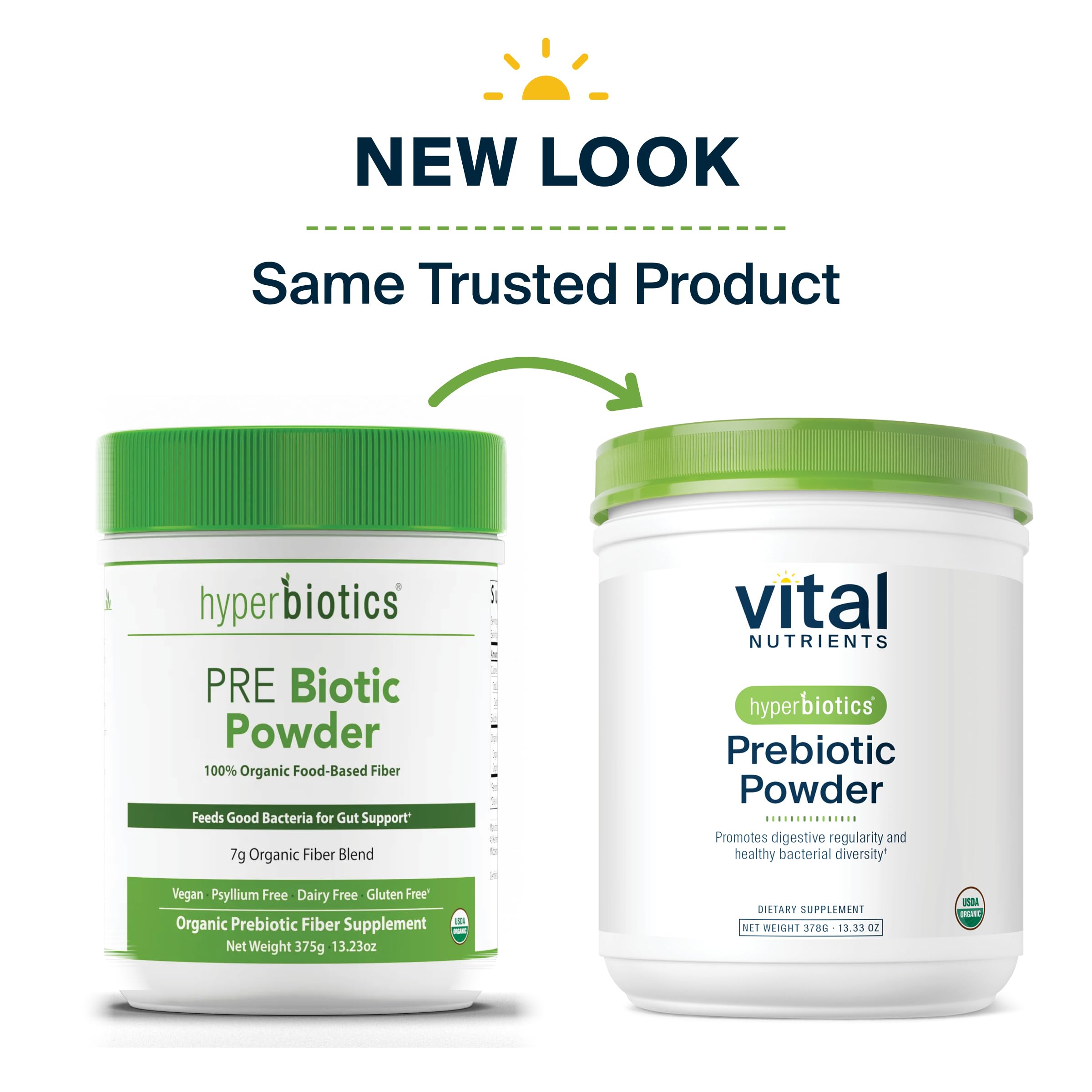 Hyperbiotics Vital Nutrients, envase con 54 porciones para facilitar la programación