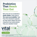 Hyperbiotics Vital Nutrients IBS Probiotic: versión vegana, sin alérgenos.