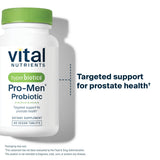 Hyperbiotics Vital Nutrients Pro Men Probiotics: entrega diaria con una cápsula vegana fácil de tragar.