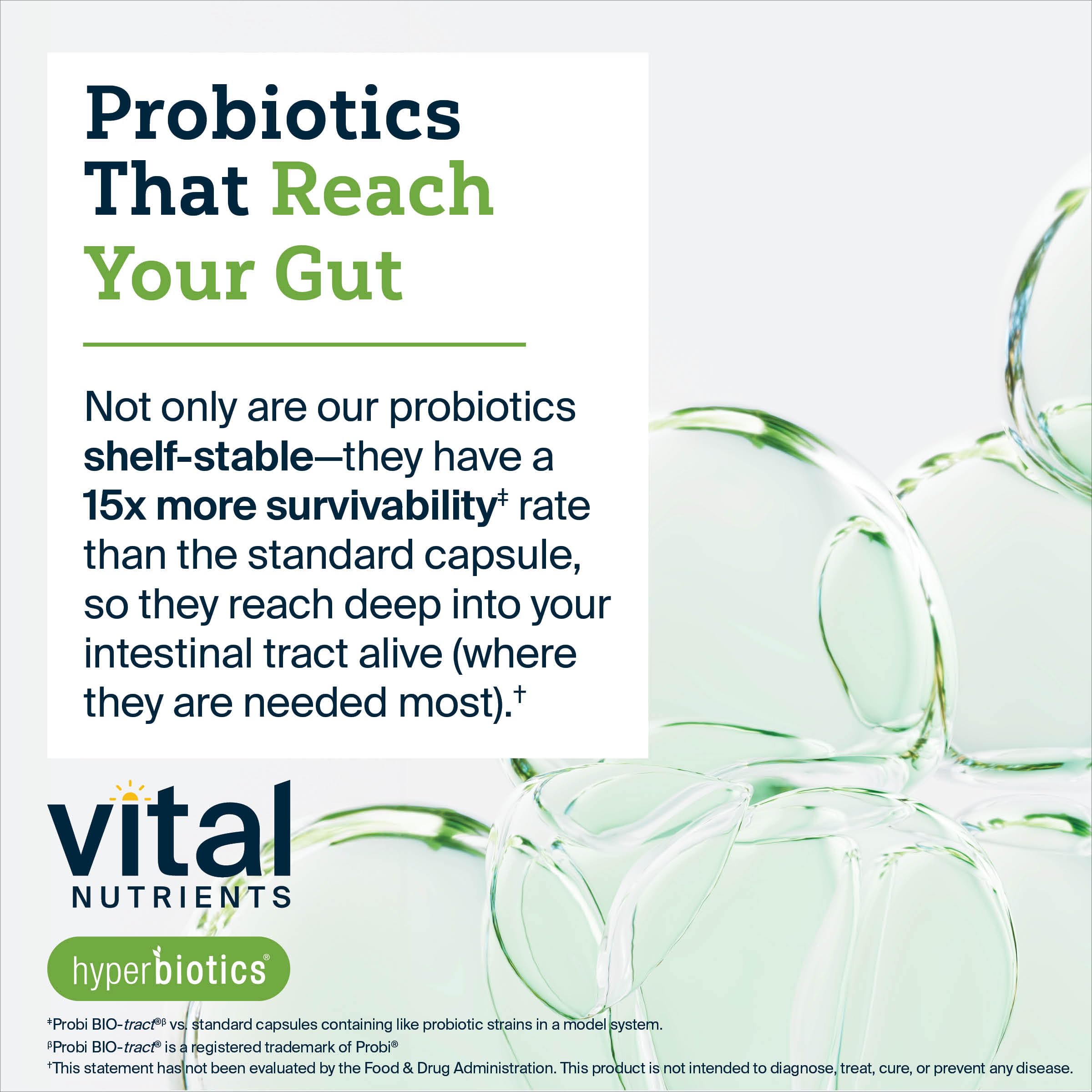 Hyperbiotics Vital Nutrients Pro Men Probiotics: tecnología de liberación temporal para llegar al intestino.