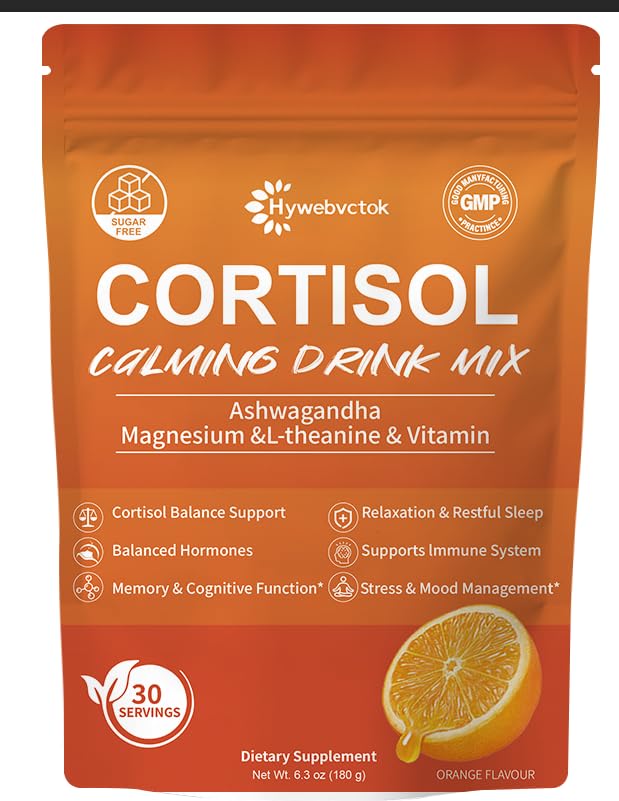 Bebida de cortisol Hywebvctok con sabor a naranja para disfrutar.