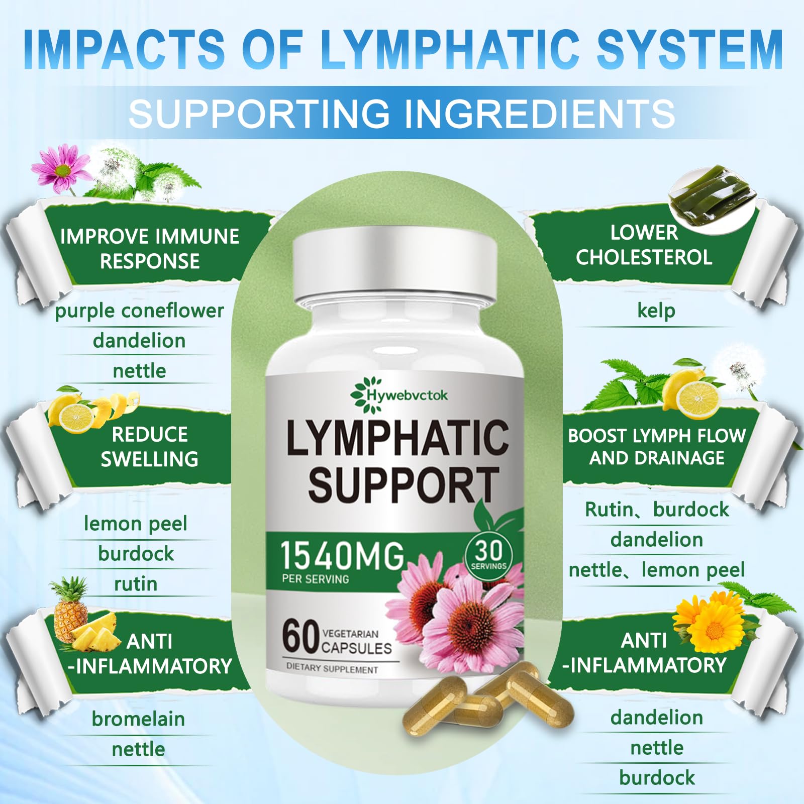 Hywebvctok detox linfático para favorecer la limpieza del cuerpo.