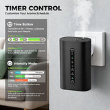 HZQVA difusor de aroma funciona en silencio, ideal para dormir.