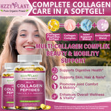 HZZYPLANT Cápsulas Blandas: ingredientes clave para belleza y movilidad diaria.