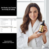I Am Joy Co. Ormus Gold Oil monoatomico – textura sedimento natural, consumo seguro.