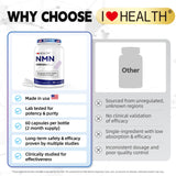 I LOVE HEALTH NMN 500MG presentación nutricional, datos clave