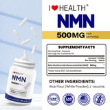 I LOVE HEALTH NMN 500MG producido en EE. UU., norma cGMP
