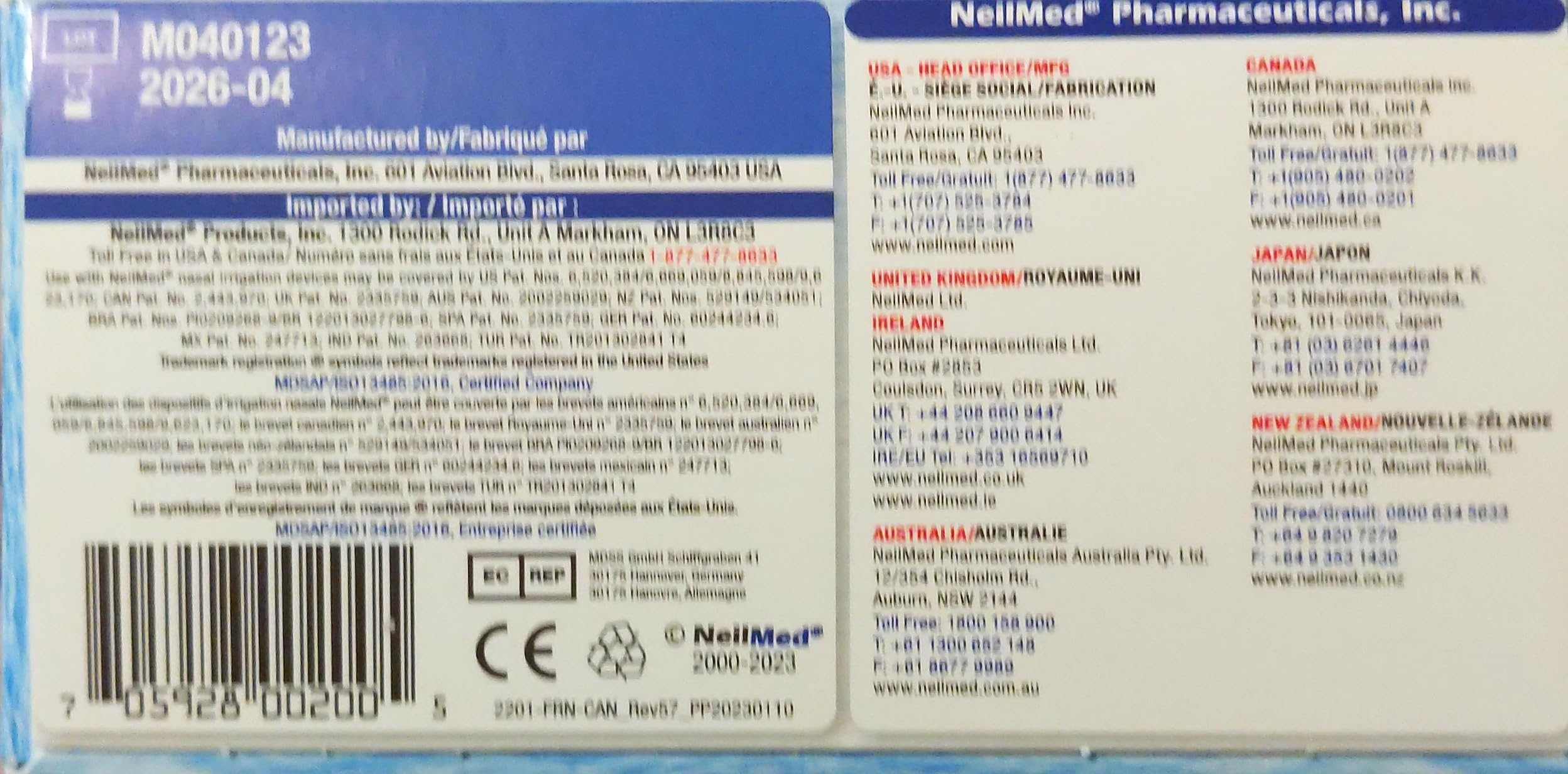 Iaerlllt NeilMed Sinus Rinse: control de presión para una experiencia suave.