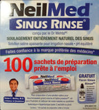 Iaerlllt NeilMed Sinus Rinse: solución salina lista para uso cómodo.