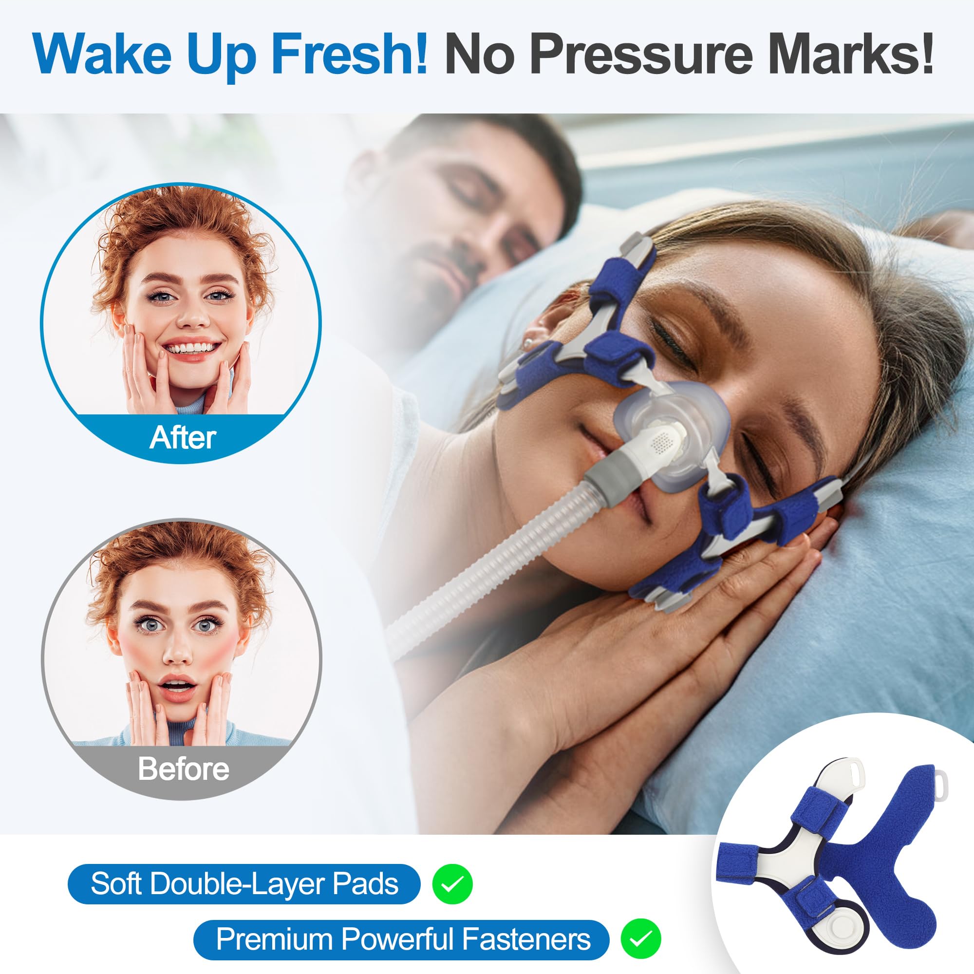 Cojín nasal de tela IBEET para Airtouch N20, comodidad prolongada.