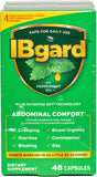 IBgard botell frontal mostrando el producto para comodidad abdominal y bienestar digestivo.