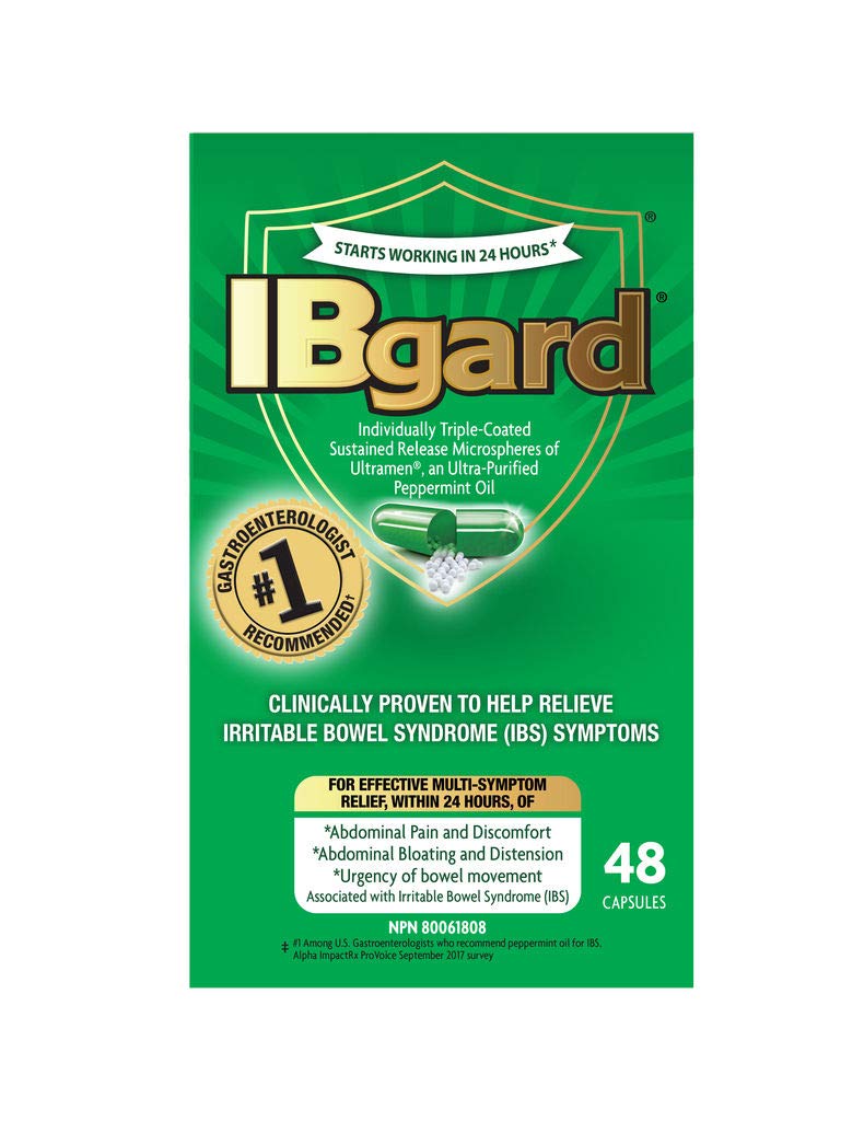 IBgard cápsulas, empaque de 192, posible apoyo para la digestión diaria