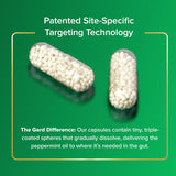 IBgard tecnología de entrega SST dirigiendo el aceite de menta donde se necesita.