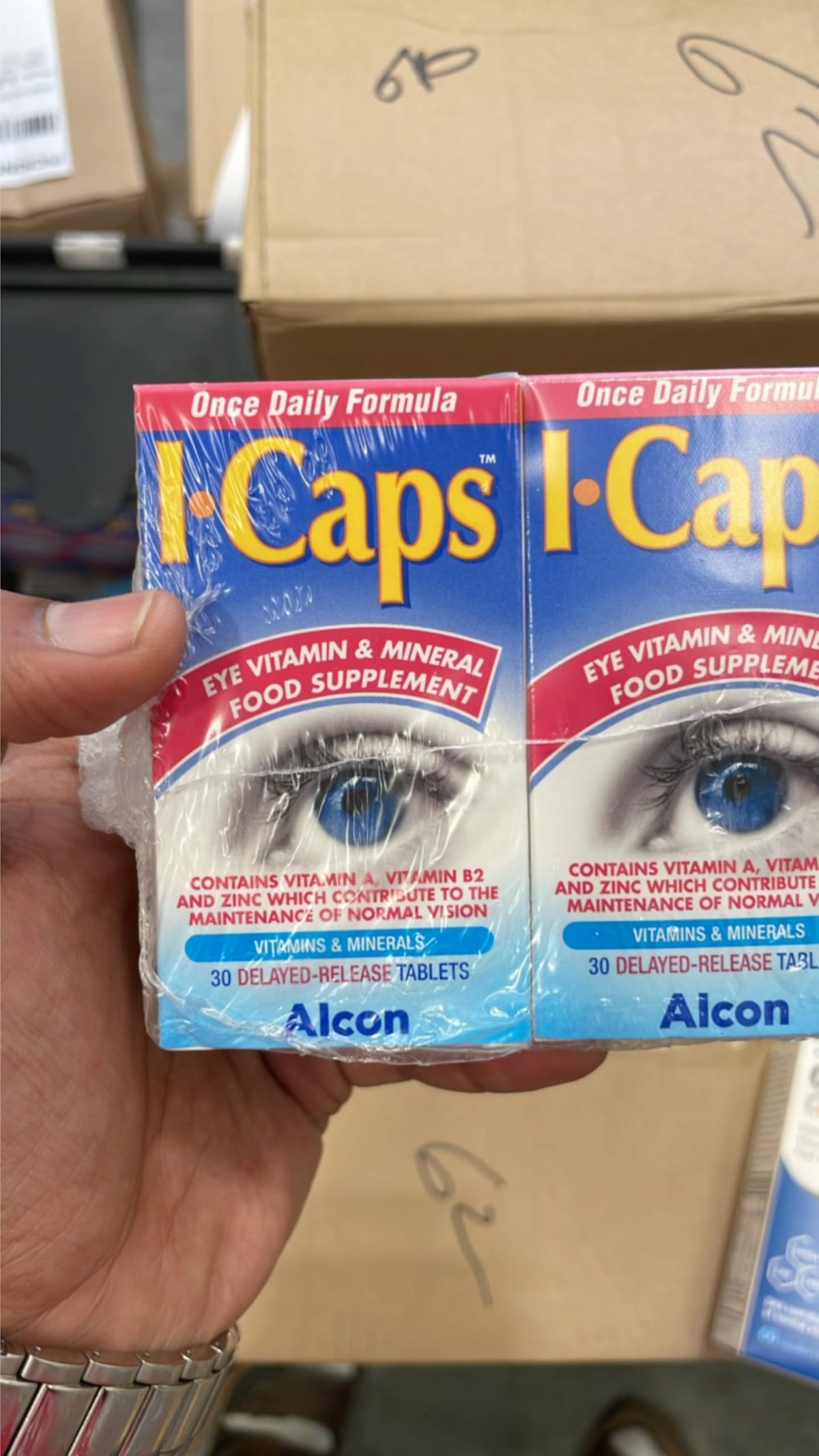 ICaps Extra Luteína envase para visión diaria