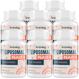 IcarusIvy NAD liposomal, botella visible para energía diaria suave