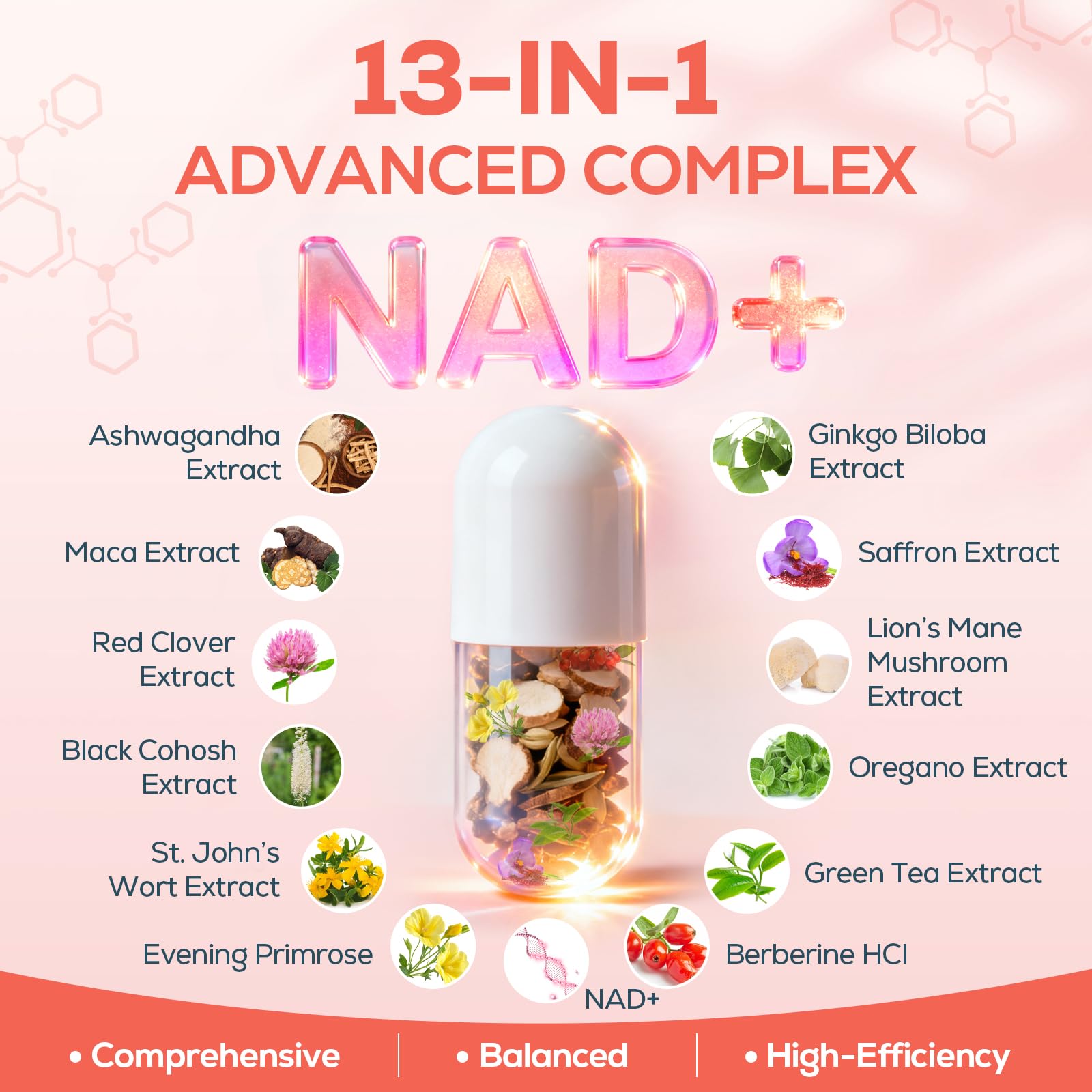 IcarusIvy NAD liposomal, berberina y ginkgo para equilibrio