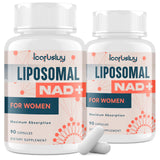 IcarusIvy NAD 2000mg liposomales para mujeres, aporte de energía diario.