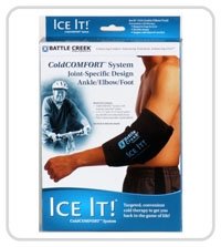 Ice It! funda-tejido: cierre y correas para ajuste seguro.