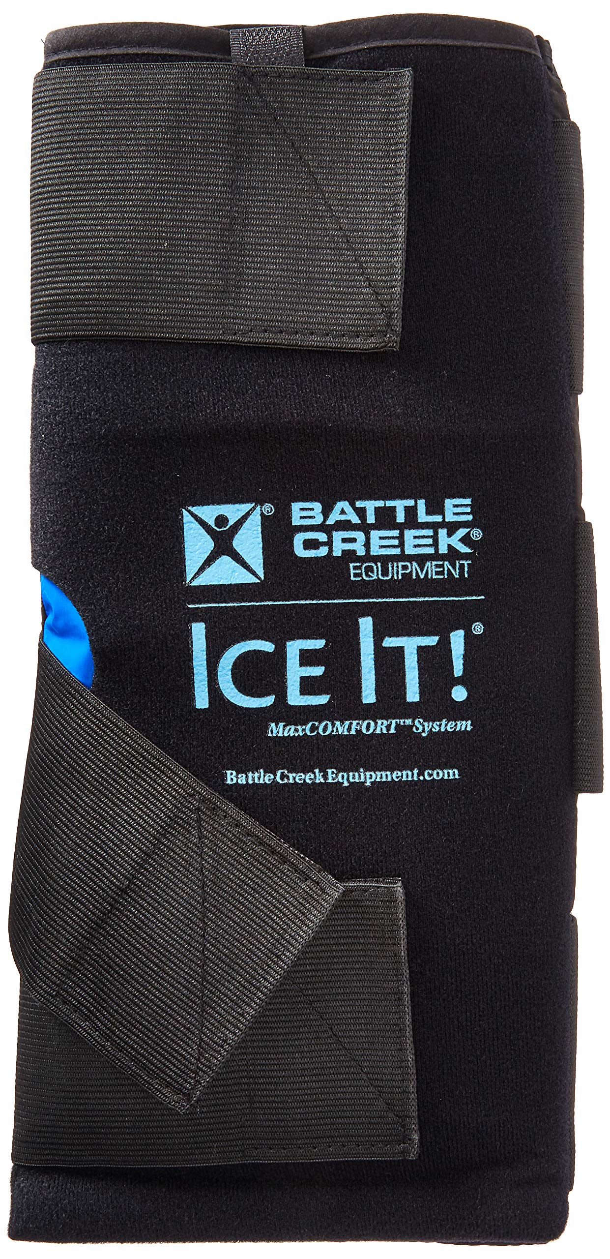Ice It! MaxCOMFORT: banda para rodilla con alivio frío localizado y ajuste cómodo