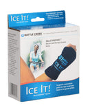 Ice It! MaxCOMFORT gel moldeable se adapta al contorno para mayor comodidad.