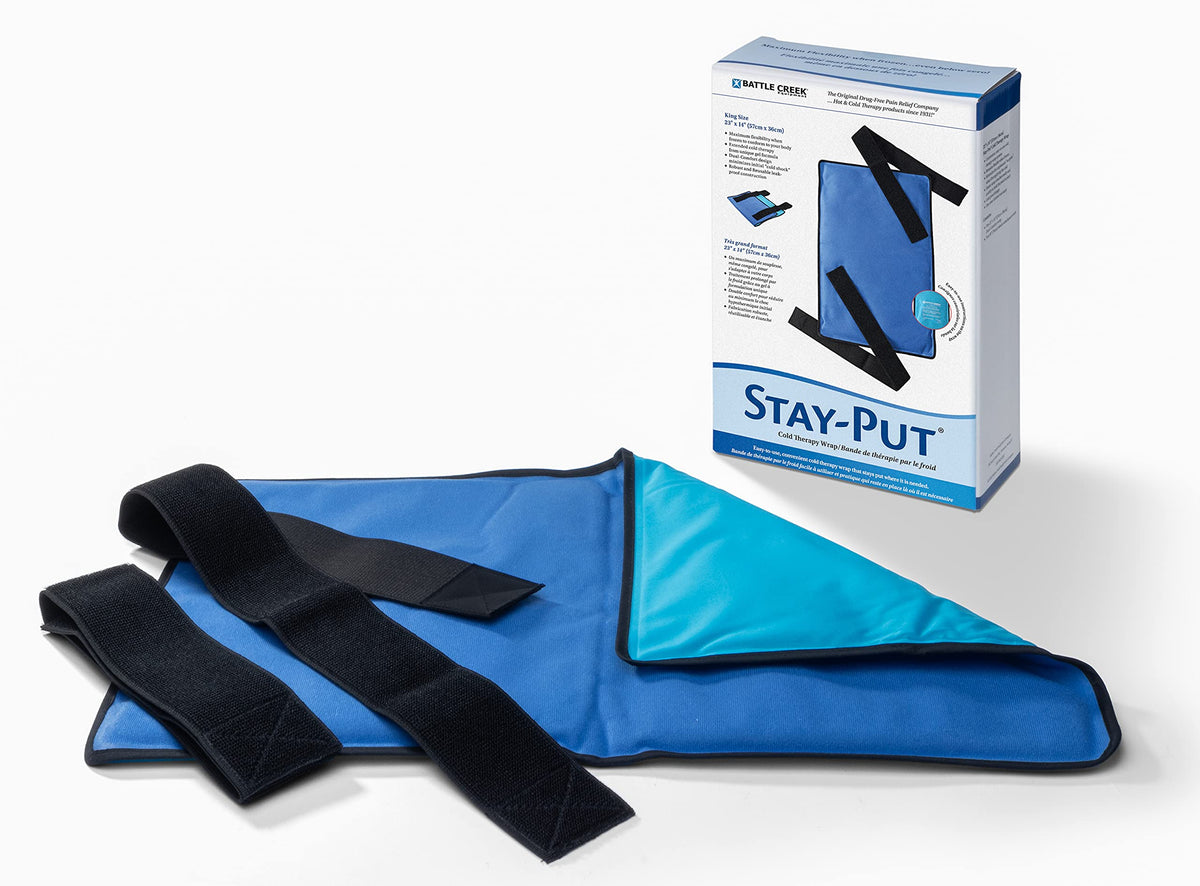 Ice It Stay-Put bomba de aire grande para compresión cómoda