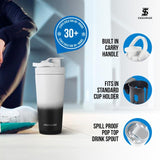 Ice Shaker aislamiento doble, mantiene la bebida fría por más tiempo.