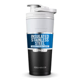 Ice Shaker botella de acero inoxidable 26oz frente, comportamiento de aislamiento prolongado.