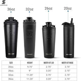 Ice Shaker compatible con portavasos estándar para transporte sencillo.