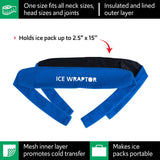 ICE WRAPTOR Bandana: malla trasera que facilita la terapia fría.