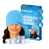 IceBeanie con cobertura-360-cabeza-ojos para alivio de migrañas