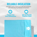 La funda ICEWRAPS con apertura tipo sobre 12x21 facilita la extracción.