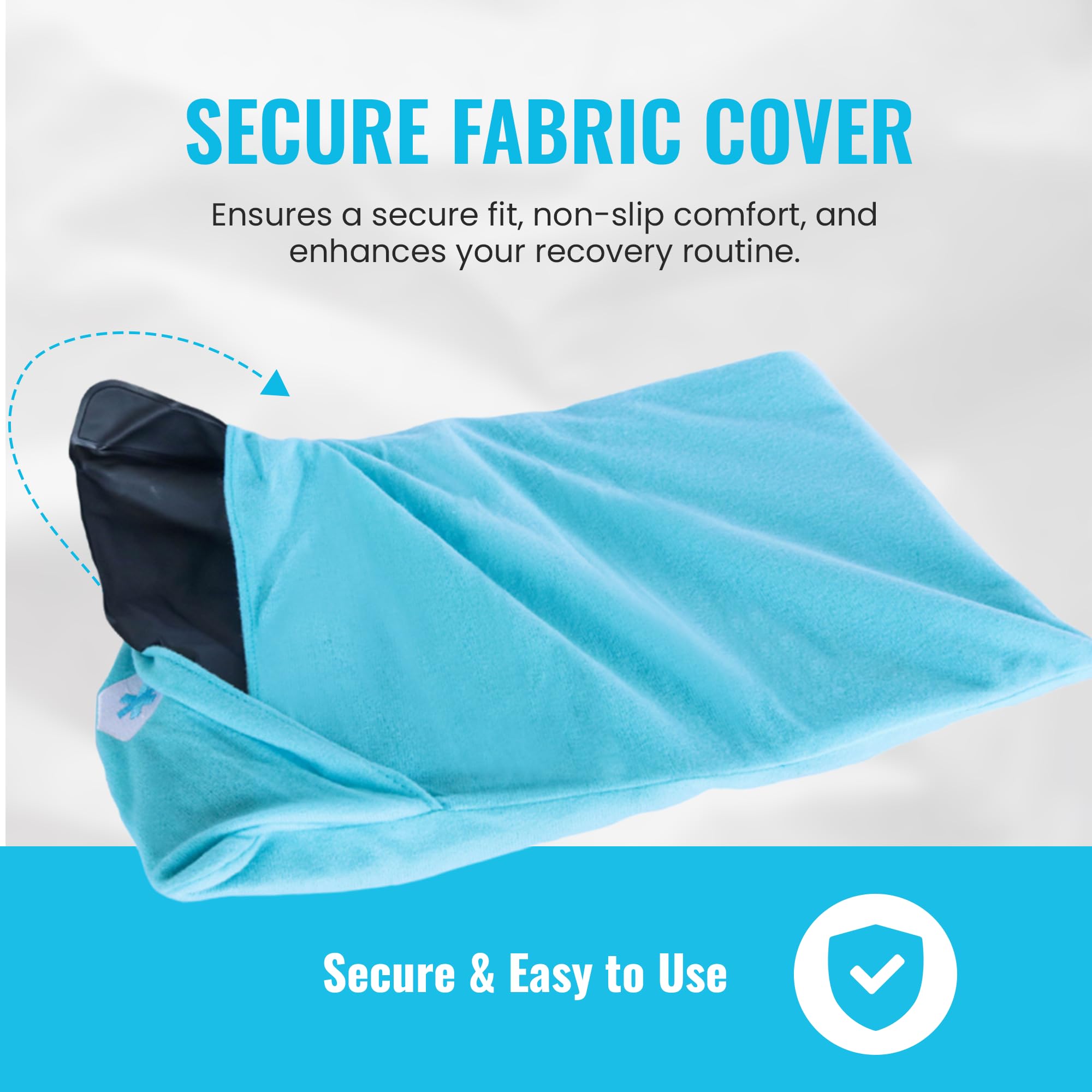 La funda ICEWRAPS 12x21 ofrece un cierre rápido para acceso fácil.