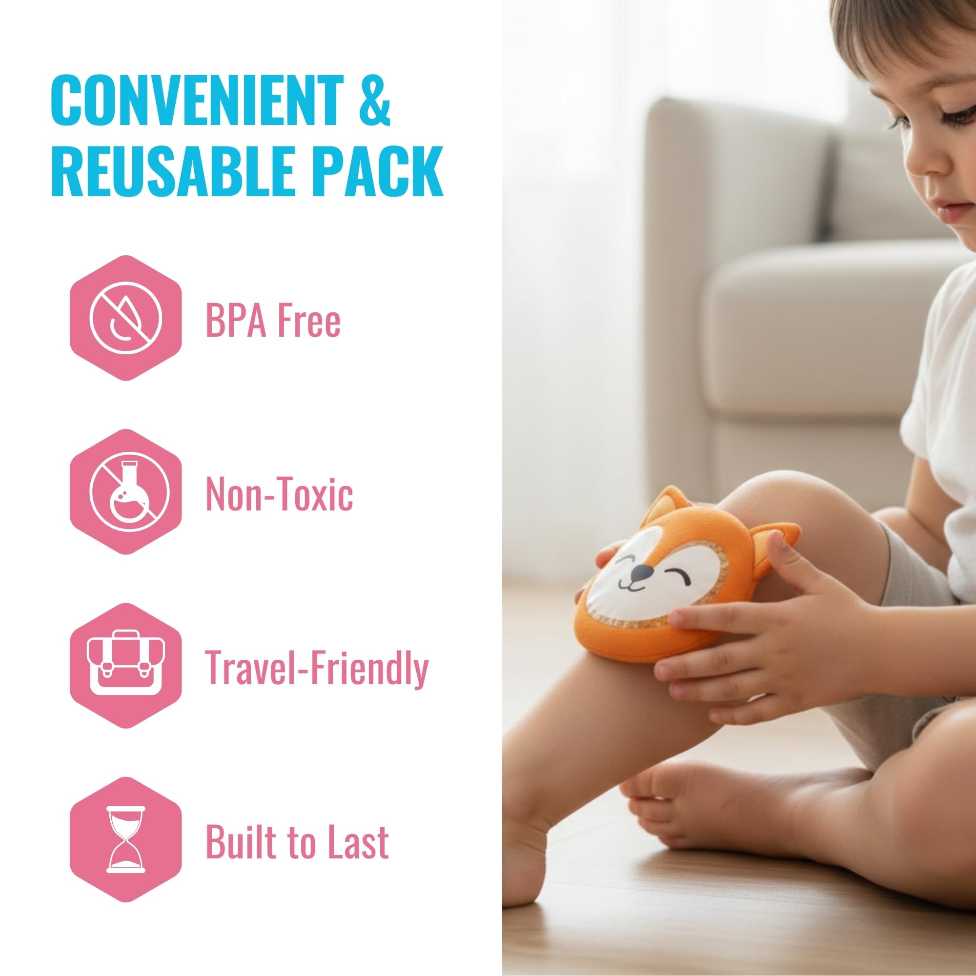 ICEWRAPS Funda de tela: protección de la piel y reducción de humedad.