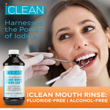 iCLEAN cuidado oral profundo con yodo deja sensación de limpieza.