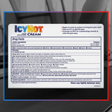 Icy Hot crema etiqueta facilita la identificación y uso seguro
