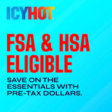 Icy Hot Original, envase compacto ideal para bolso o mochila.