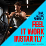 Icy Hot Original, uso portátil para gym y trabajo.