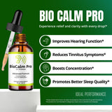 IDEAL PERFORMANCE Bio Calm Pro Tinnitus Drops dosificador, dosificación precisa para rutina diaria