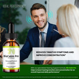 IDEAL PERFORMANCE Bio Calm Pro Tinnitus Drops uso nocturno, enfoque en la rutina de noche