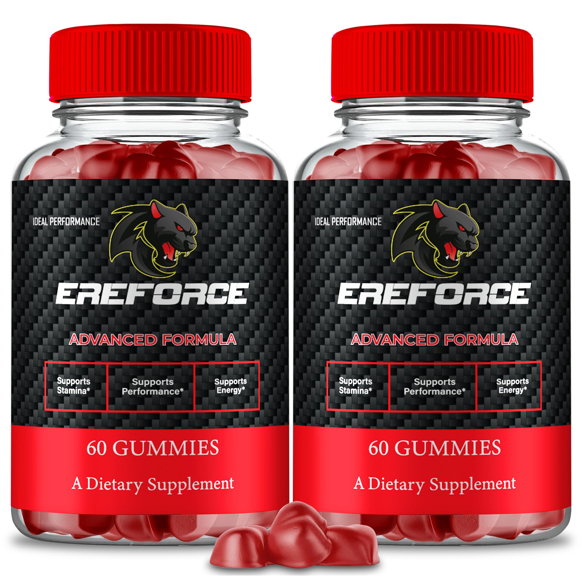 Gomitas Ereforce de IDEAL PERFORMANCE en empaque para uso diario.