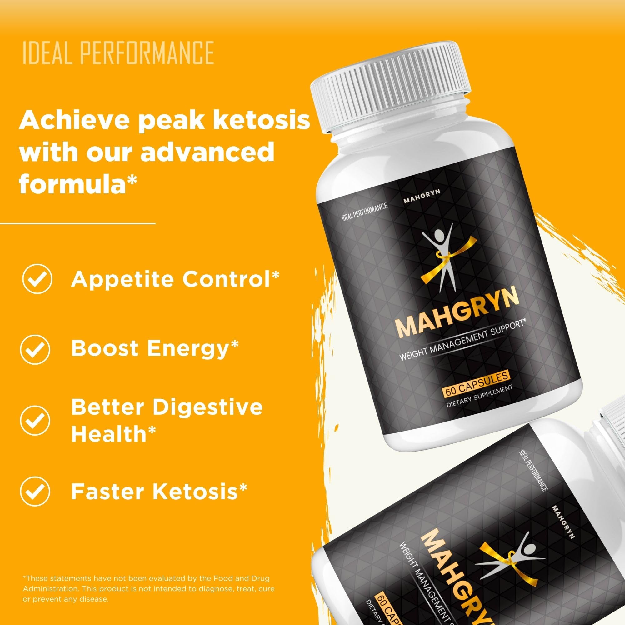 Mahgryn IDEAL PERFORMANCE: estilo de vida activo, persona entrenando cerca de la botella