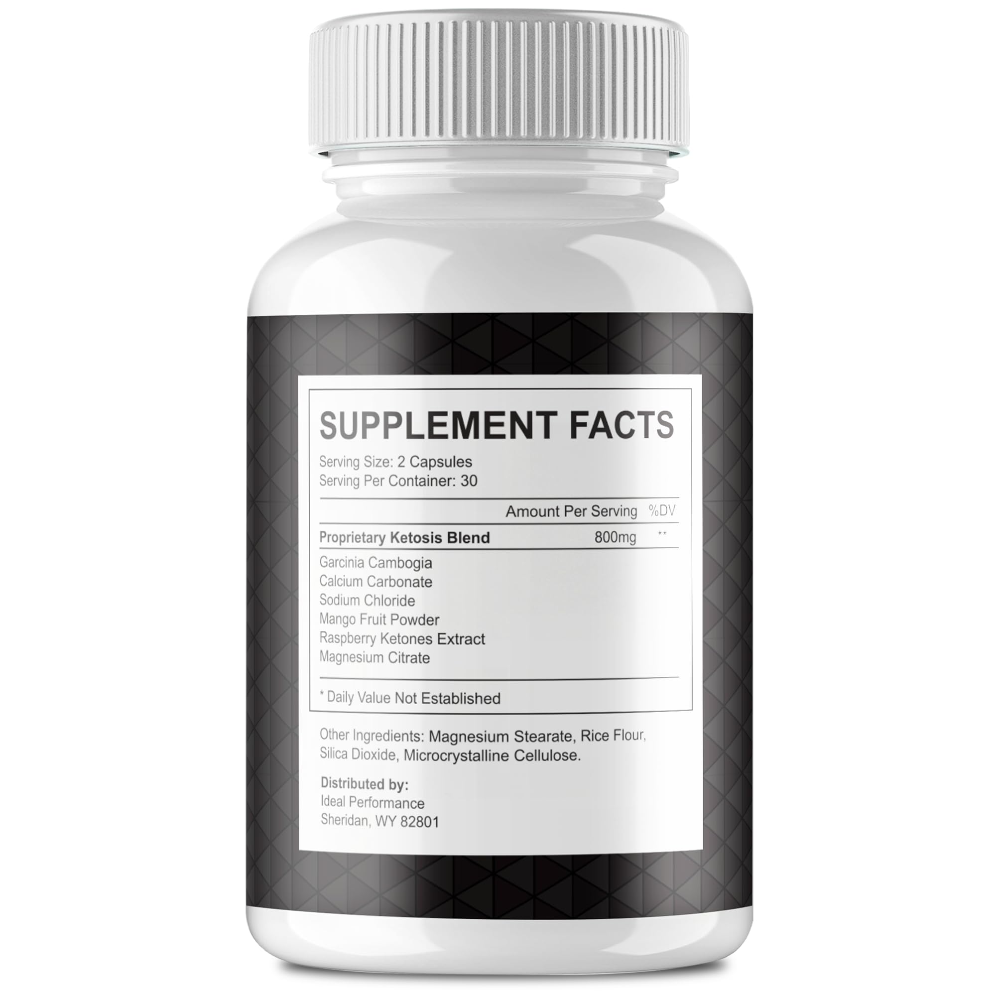 Mahgryn IDEAL PERFORMANCE: etiqueta legible con ingredientes clave para un estilo de vida activo