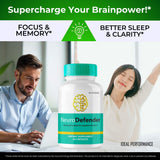 IDEAL PERFORMANCE Neuro Defender: ingredientes clave para soporte cognitivo diario.