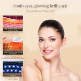 Ideal Swan Eye Massager Wand facilita absorción de crema alrededor de los ojos.