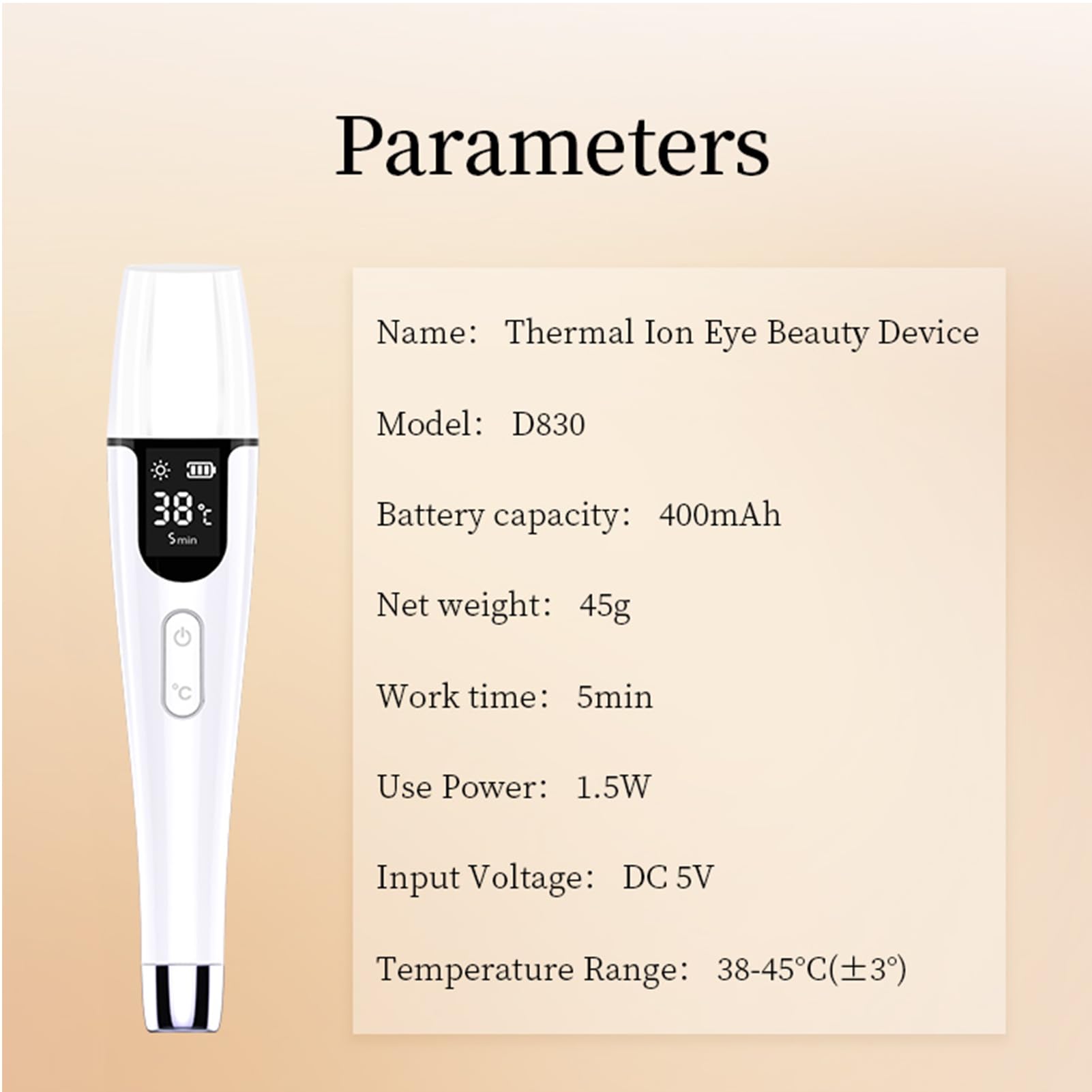 Ideal Swan Eye Massager Wand tapa protectora para higiene y almacenamiento.