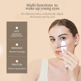Ideal Swan Eye Massager Wand uso cómodo mientras ves televisión.