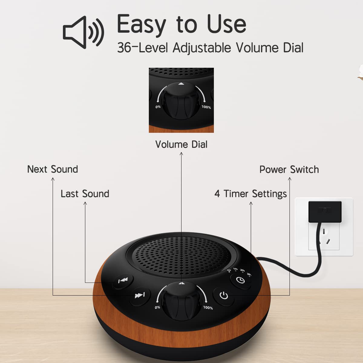 Idealsleep modo temporizador, apagado automático para dormir sin interrupciones