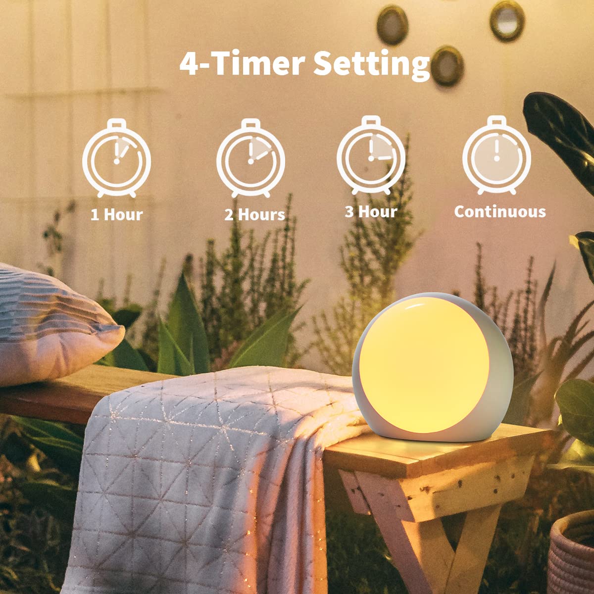 iDealSleep diseño compacto y seguro para uso diario.