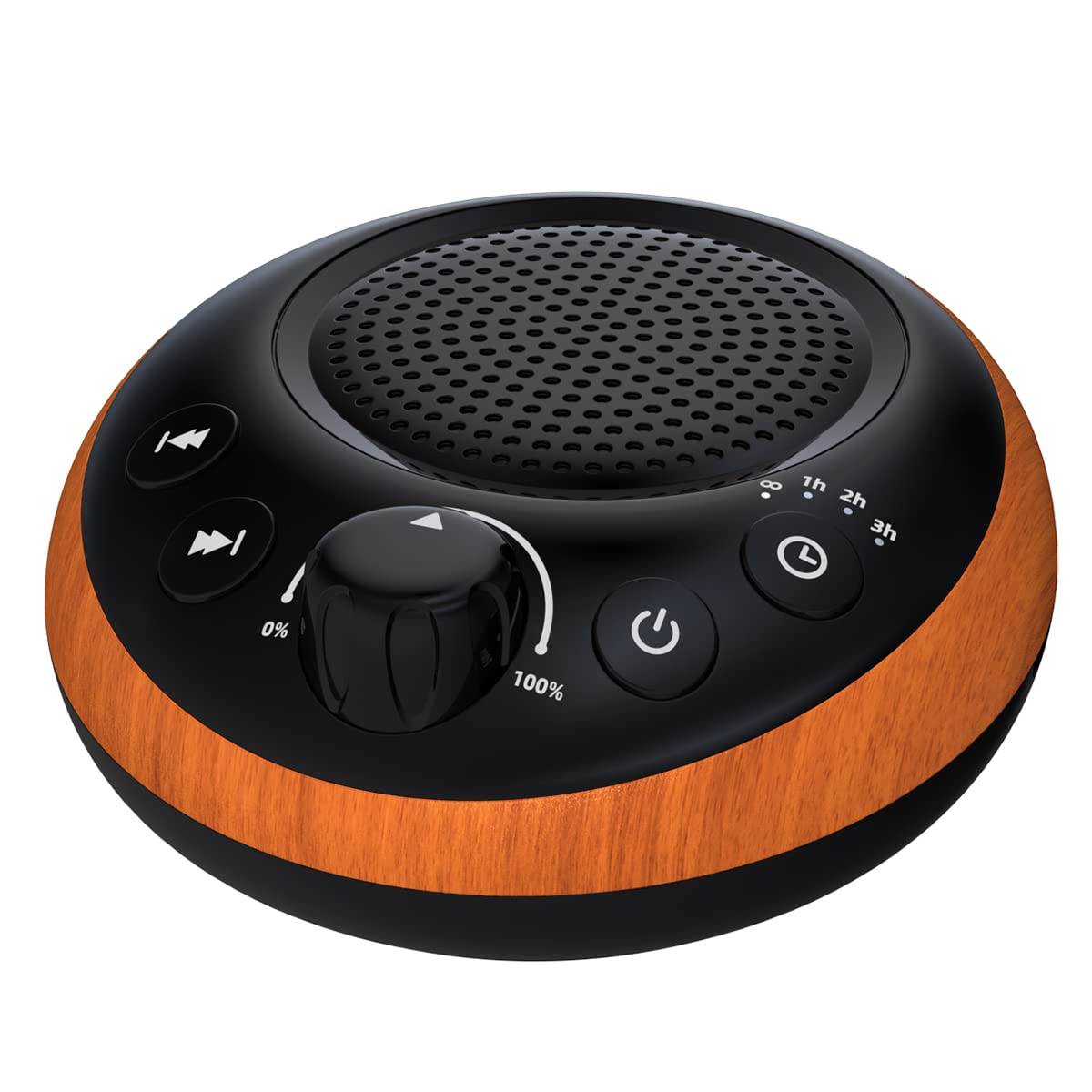 Idealsleep máquina de sonidos para dormir, vista frontal para relajación nocturna